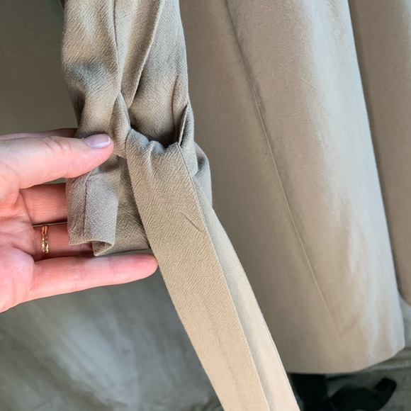 MUSTARD SEED Duster Boho Taupe Open Drape SMALL - Picture 6 of 11